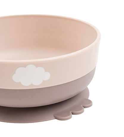 Done By Deer Spisesæt - 3 Dele - Foodie - Happy Clouds Powder