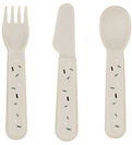 Done by Deer Cutlery - 3 pcs - Foodie - Confetti Sand