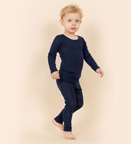 Copenhagen Colors Leggings - Uld - Navy Copenhagen Colors Leggings - Uld - Navy