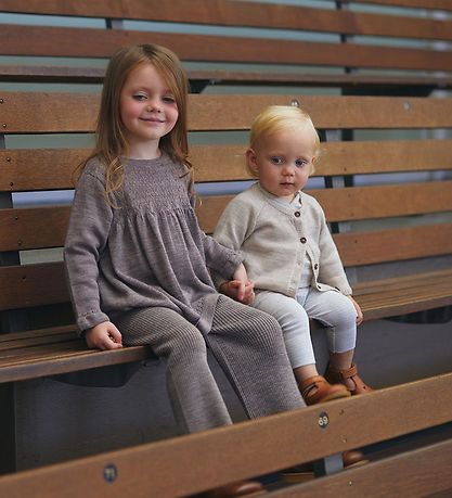 Copenhagen Colors Cardigan - Uld - Pale Cream Melange Copenhagen Colors Cardigan - Uld - Pale Cream Melange