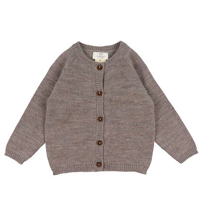 Copenhagen Colors Cardigan - Uld - Natural Melange Copenhagen Colors Cardigan - Uld - Natural Melange