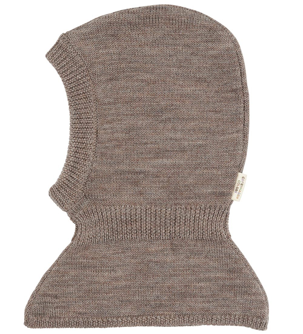 Copenhagen Colors Balaclava - 1-lag - Wol - Natural Melange - Copenhagen Colors - 44-46 cm - Balaclavas - Enkel