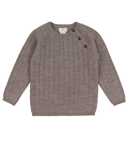 Copenhagen Colors Bluse - Uld - Natural Melange Copenhagen Colors Bluse - Uld - Natural Melange