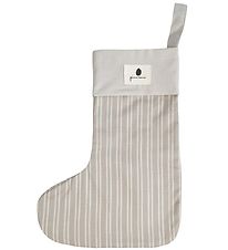 Pine Cone Julesokk - Grandma's Christmas Sock - Beige Stripe Pine Cone Julesokk - Grandma's Christmas Sock - Beige Stripe