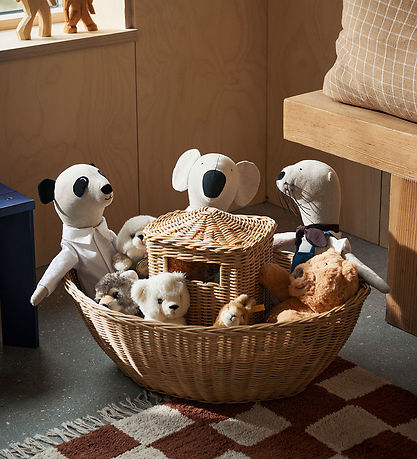 ferm Living Opbevaringskurv - Braided Ark - 60x41x30 cm - Natura