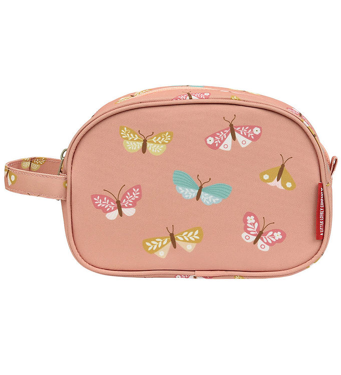 A Little Lovely Company - Toilettaske - Butterflies - 20.5 X 14 X 9.5 Cm