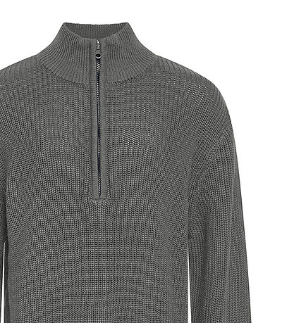 Grunt Bluse - Strik - Durbuy - Light Grey Grunt Bluse - Strik - Durbuy - Light Grey