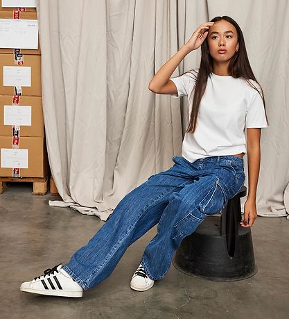 Hound Jeans - Cargo - Wide - Dark Blue Used Hound Jeans - Cargo - Wide - Dark Blue Used