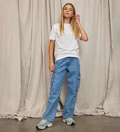 Hound Jeans - Cargo - Wide - Light Blue Used Hound Jeans - Cargo - Wide - Light Blue Used