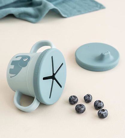 Done by Deer Sippy Cup - Foodie - Elphee Blue