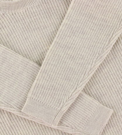 Copenhagen Colors Bluse - Uld - Pale Cream Melange Copenhagen Colors Bluse - Uld - Pale Cream Melange