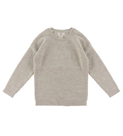 Copenhagen Colors Bluse - Uld - Pale Cream Melange Copenhagen Colors Bluse - Uld - Pale Cream Melange