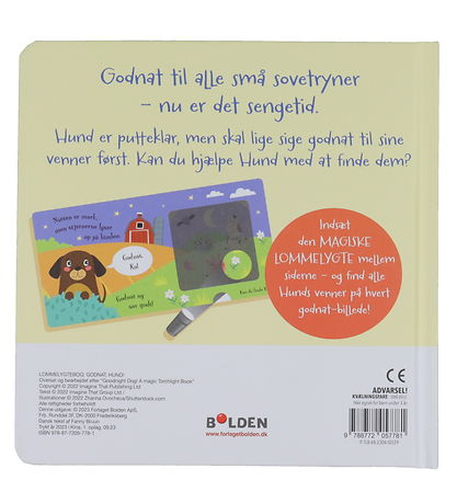Forlaget Bolden Book - Goodnight, Dog - A Magic Flashlight-Book 