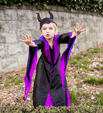 Great Pretenders Udklædning - Skurk Prinsessekjole m. Hat - Sort