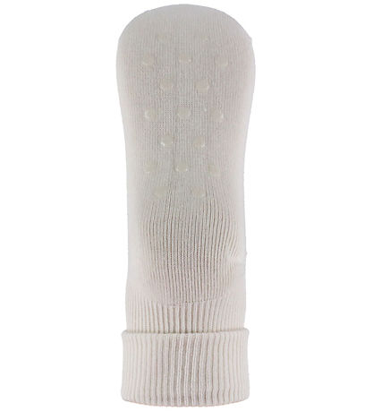 Minymo Strømper - 2-pak - Antiskrid - Offwhite