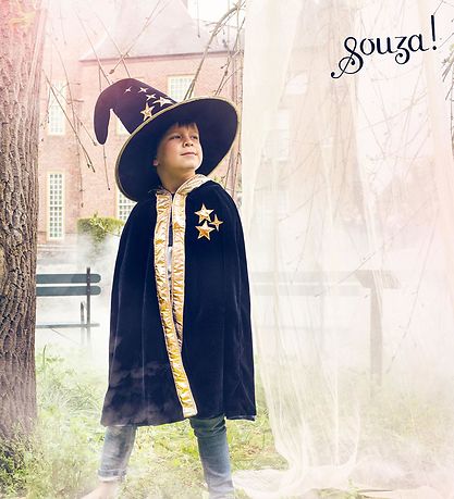 Souza Udklædning - Kappe - Wilfred Troldmand - Sort Souza Udklædning - Kappe - Wilfred Troldmand - Sort