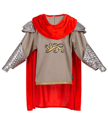 Souza Udklædning - Konge - Arthur - Grå/Rød