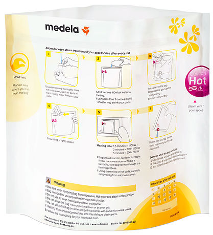 Medela Poser til Microovn - Quick Clean - 5 stk. Medela Poser til Microovn - Quick Clean - 5 stk.