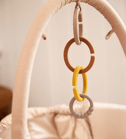 Filibabba Ophængsringe - Silikone - 6-pak - Earth