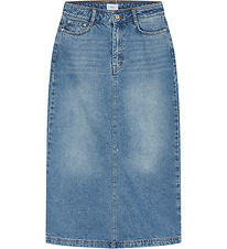 Grunt Nederdel - Denim - Elisa - Blue Vintage Grunt Nederdel - Denim - Elisa - Blue Vintage