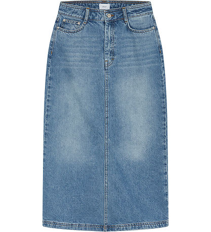 Grunt Nederdel - Denim - Elisa - Blue Vintage Grunt Nederdel - Denim - Elisa - Blue Vintage