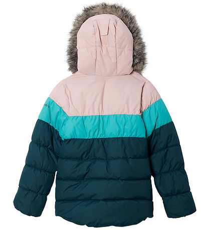 Columbia Dynejakke - Arctic Blast II - Rosa/Turkis/Blå
