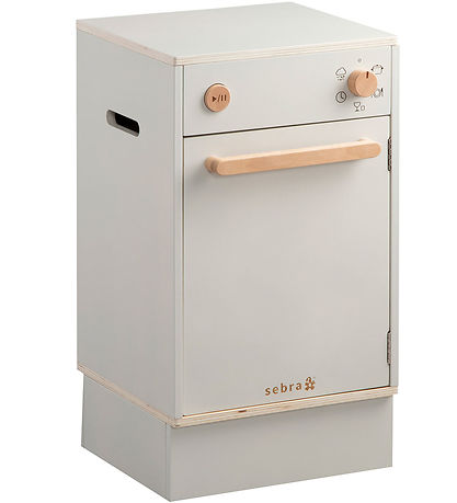Sebra Legekøkken - Opvaskemaskine - Træ - Seabreeze Beige Sebra Legekøkken - Opvaskemaskine - Træ - Seabreeze Beige