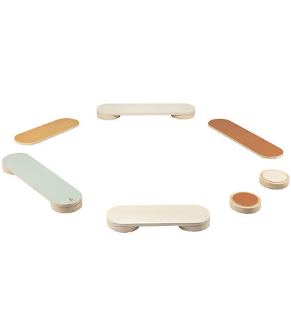 Sebra Balancebane - Træ - Multifarvet Sebra Balancebane - Træ - Multifarvet