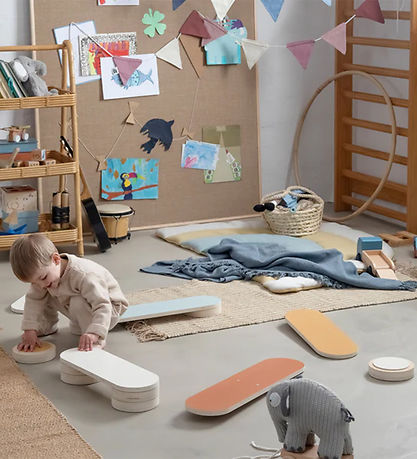 Sebra Balancebane - Træ - Multifarvet Sebra Balancebane - Træ - Multifarvet