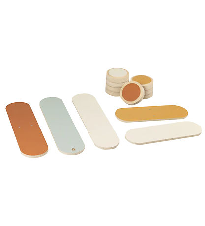 Sebra Balancebane - Træ - Multifarvet Sebra Balancebane - Træ - Multifarvet