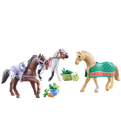 Playmobil Horses Of Waterfall - 3 heste: Mor... - 71356 - 28 Del Playmobil Horses Of Waterfall - 3 heste: Mor... - 71356 - 28 Del