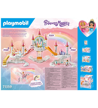 Playmobil Princess Magic - Himmelsk Regnbueslot - 71359 - Lys -