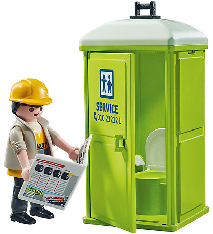 Playmobil City Action - Mobilt Toilet - 71325 - 10 Dele