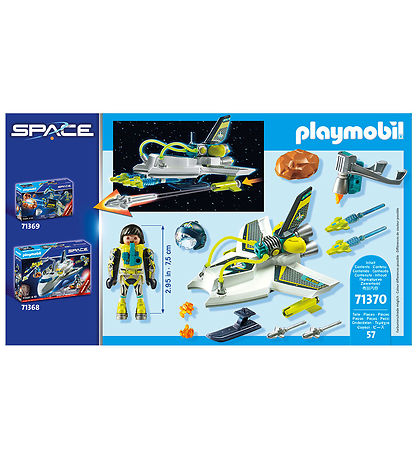 Playmobil Space - Hightech Space-drone - 71370 - 57 Dele Playmobil Space - Hightech Space-drone - 71370 - 57 Dele