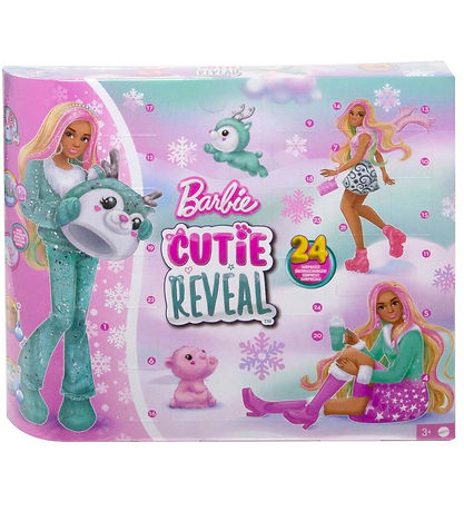 Barbie Cutie Reveal Julekalender - 24 Låger Barbie Cutie Reveal Julekalender - 24 Låger