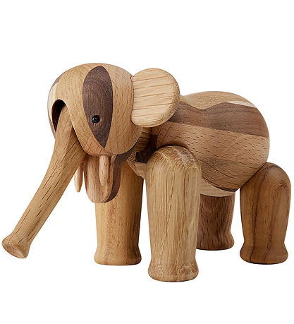 Kay Bojesen Træfigur - Elefant - 12 cm - Mini - Reworked Jubilæu