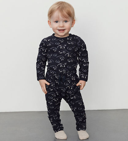 Petit by Sofie Schnoor Body l/æ - Dark Blue m. Ulve Petit by Sofie Schnoor Body l/æ - Dark Blue m. Ulve