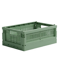 Made Crate Foldekasse - Mini - 24x17x9,5 cm - Green Bean Green Made Crate Foldekasse - Mini - 24x17x9,5 cm - Green Bean Green
