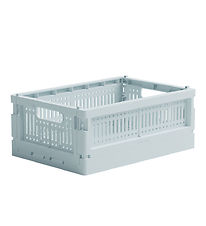 Made Crate Foldekasse - Mini - 24x17x9,5 cm - Ice Cube Blue Made Crate Foldekasse - Mini - 24x17x9,5 cm - Ice Cube Blue