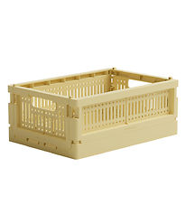 Made Crate Foldekasse - Mini - 24x17x9,5 cm - Lemon Cream Made Crate Foldekasse - Mini - 24x17x9,5 cm - Lemon Cream