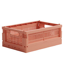 Made Crate Foldekasse - Mini - 24x17x9,5 cm - Peachy Made Crate Foldekasse - Mini - 24x17x9,5 cm - Peachy