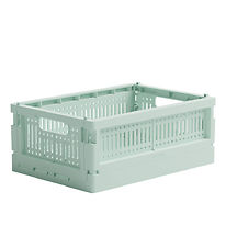Made Crate Foldekasse - Mini - 24x17x9,5 cm - Minty Made Crate Foldekasse - Mini - 24x17x9,5 cm - Minty
