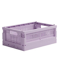 Made Crate Foldekasse - Mini - 24x17x9,5 cm - Lilac Made Crate Foldekasse - Mini - 24x17x9,5 cm - Lilac