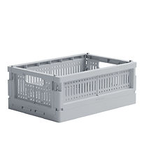 Made Crate Foldekasse - Mini - 24x17x9,5 cm - Misty Grey Made Crate Foldekasse - Mini - 24x17x9,5 cm - Misty Grey