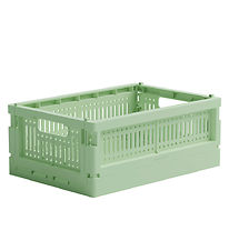 Made Crate Foldekasse - Mini - 24x17x9,5 cm - Spring Green Made Crate Foldekasse - Mini - 24x17x9,5 cm - Spring Green