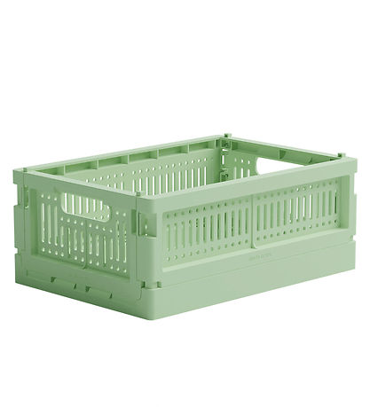 Made Crate Foldekasse - Mini - 24x17x9,5 cm - Spring Green Made Crate Foldekasse - Mini - 24x17x9,5 cm - Spring Green