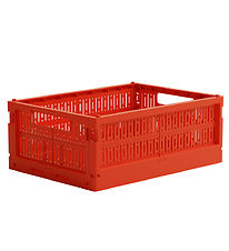 Made Crate Foldekasse - Midi - 33x24x13 cm - So Bright Red Made Crate Foldekasse - Midi - 33x24x13 cm - So Bright Red