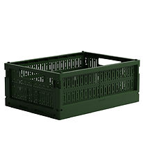 Made Crate Foldekasse - Midi - 33x24x13 cm - Racing Green Made Crate Foldekasse - Midi - 33x24x13 cm - Racing Green