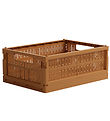 Made Crate Foldekasse - Midi - 33x24x13 cm - Toffee Made Crate Foldekasse - Midi - 33x24x13 cm - Toffee