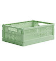 Made Crate Foldekasse - Midi - 33x24x13 cm - Spring Green Made Crate Foldekasse - Midi - 33x24x13 cm - Spring Green
